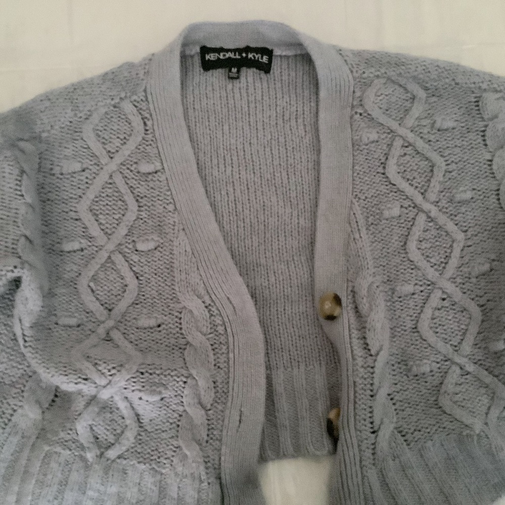 Blue Kendall and Kylie cardigan size medium.